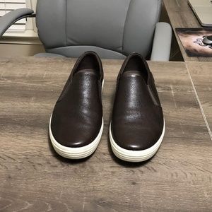 ECCO Soft 7 Casual Loafer Sneaker, 9-9.5, Mocha, Good Condition